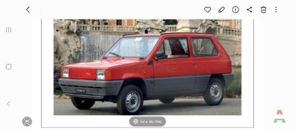 Panda d'epoca del 1983 modello 30