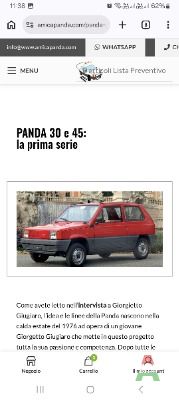 Panda d'epoca del 1983 modello 30