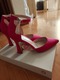 Scarpe nuove fucsia di raso 37